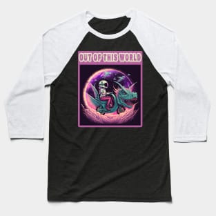 Galaxy Dragon - Out Of This World Baseball T-Shirt